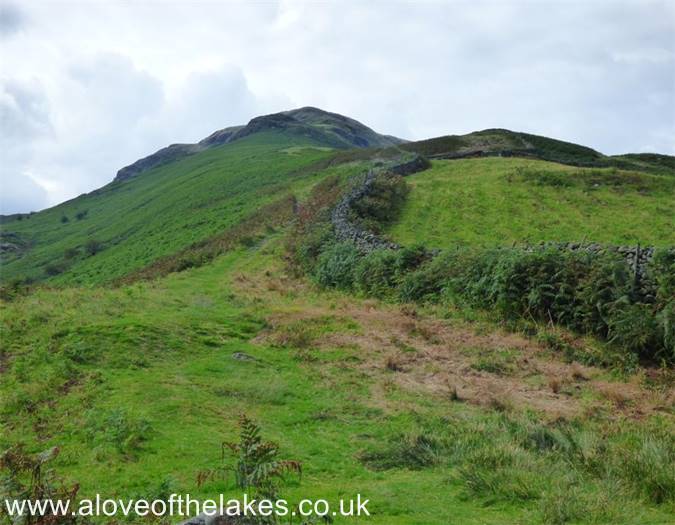 Heading towards the first rock outcrop