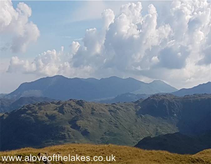 Looking across to the Coniston Fells