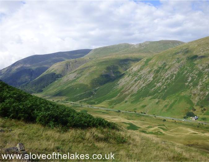 Looking across to the Helvellyn range