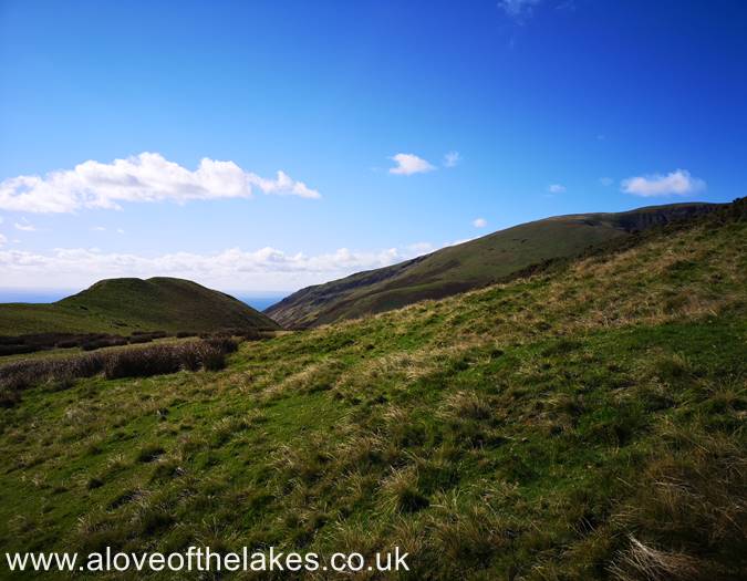 Looking back towards Knott Hill