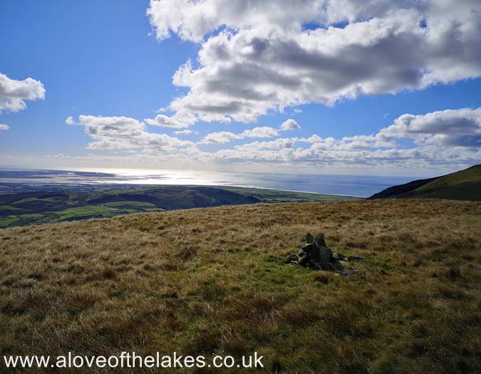 The summit cairn on White Combe