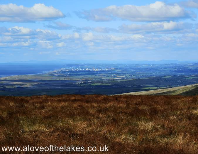 Looking towards Sellafield from the summit