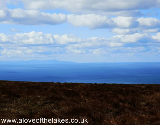 Looking across the Irish Sea to the Isle of Man