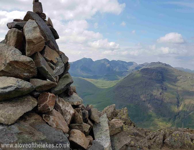Grey Friar summit cairn