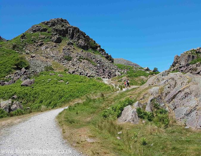 Approaching the old Mine works