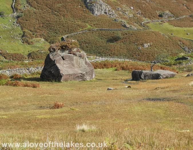 The big rock boulders