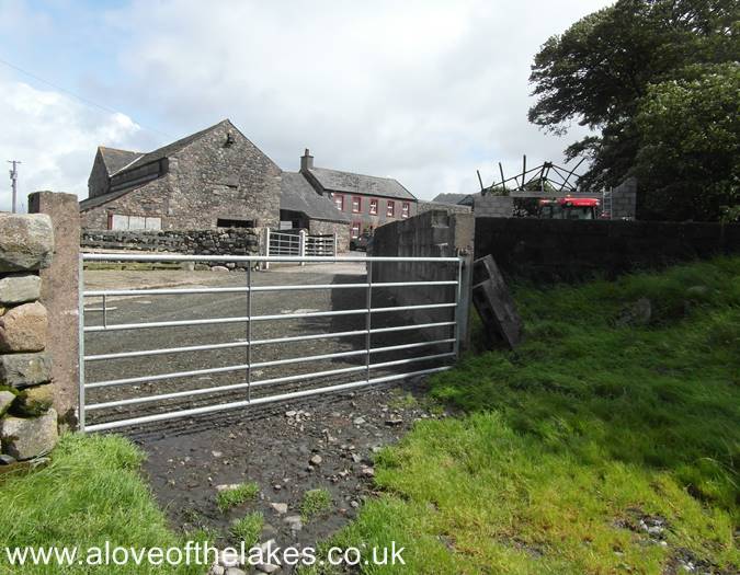 The empty farmyard