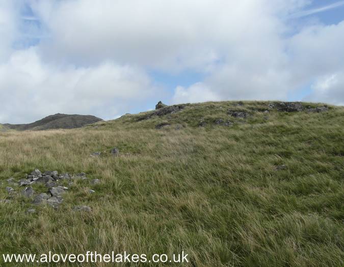 One of the summit cairns on The Knott