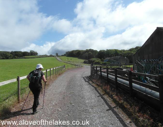 Setting off down the track