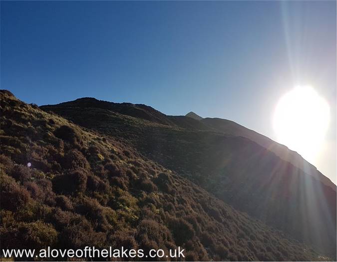 The first sight of the summit