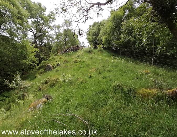 Following the track upwards