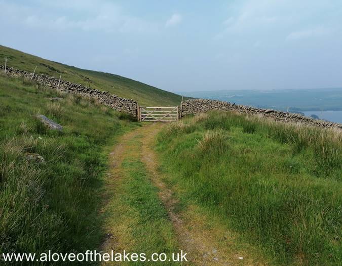 The gate leading towards Sleddale Hall